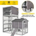 thumbnail image 6 of Aivituvin Catio Outdoor Cat House 90"H with 2 Bridges 6 Platforms Large Cat Enclosure for 2-3 Cats, 6 of 10