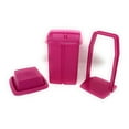 thumbnail image 2 of Tupperware 5 Cup Pick A Deli Pickle Keeper Container, Fuchsia Pink, 7.5-Inch (Original Version), 2 of 2