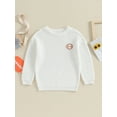 thumbnail image 2 of Bagilaanoe Toddler Baby Girl Boy Knitted Sweater Long Sleeve Embroidery Pullover 2T 3T 4T 5T Kids Warm Jumpers Tops Fall Loose Knitwear, 2 of 9