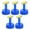 Blue-5PC, variant on Clearance!XEOVHV Bottle Top Watering Garden Plant Sprinkler Water Seed Irrigation5pcs