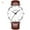 Brown U, variant on PPgejGEK Watches for Women Couple Men and Women Fashion Thin Watches Business Stainless Steel Mesh Quartz Watch up to 65% off