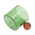 thumbnail image 1 of Glass Coffee Cup, 4 Ounce Mini Tea Cup With Wooden Handle For Coffee Beer Tea, 1 of 8