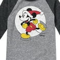thumbnail image 3 of Disney - Mickey Skating Christmas - Toddler & Youth Raglan Graphic T-Shirt, 3 of 5