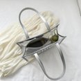 thumbnail image 3 of Bolsa De Hombro Moda mujer embrague impermeable transparente axila bolsa para mujer (plata) Sywqhk Para Estrenar, 3 of 8