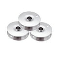 thumbnail image 4 of IFANLANDOR 3Pcs Metal Bobbins for Sewing Machine Iron Spools Flat Silver 2.9x1.0x0.3in, 4 of 8