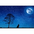 thumbnail image 3 of IDEA4WALL 6pcs Nature Peel and Stick Wallpaper Removable Wall Murals Large Wall Stickers for Home Decoration, 100"x24", 3 of 4