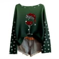 thumbnail image 4 of MHFRRA Sudadera con Capucha Sin Cabeza Atmosphere para Mujer Verde Oscuro, 4 of 4