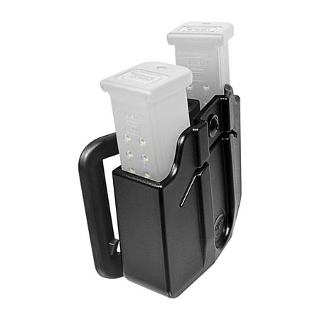 Orpaz Magazine Holster / Magazine Pouch with Belt Attachment, Fits 2x Double Stack POLYMER/PLASTIC