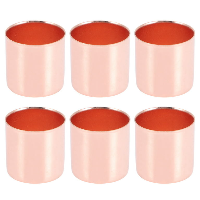 HOMEMAXS 6pcs Candle Holders Iron Candle Cups Candle Containers Candlestick  Holders 