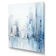 thumbnail image 2 of Designart "Harmonious Azure Ascent Of Skyscrapers II" Skyscrapers Wall Art Prints, 2 of 7