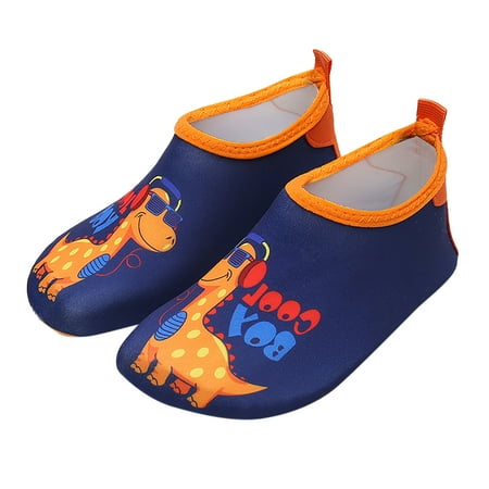 

eczipvz Toddler Shoes Socks Outdoor Beach Children Swimming Water Cartoon Kids Diving Shoes Kids Animal Dry Quick Socks Shoes 6 Toddler Shoes Dark Blue
