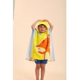 thumbnail image 2 of Toalla de playa con capucha TEHALK para niños, poncho suave y absorbente, 2 of 5