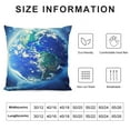 thumbnail image 5 of Nawypu  Earth Throw Pillow Covers,Blue Earth Abstract Pillow Covers, Decorative Retro Aesthetic Lumbar Cushion Case Pillowcase for Couch Sofa, 5 of 5
