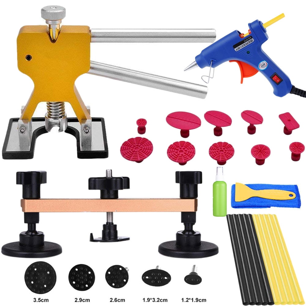 Paintless Dent Repair Removal Tools Kit - Dent Puller with Hot Melt ...