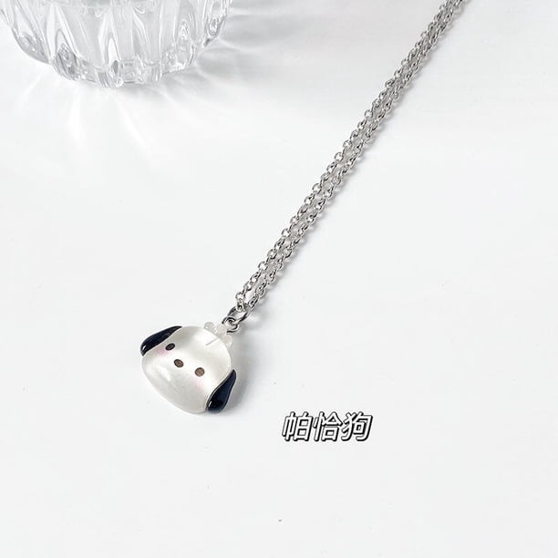 Sanrio Y2k collar Anime Kawaii Hello Kitty cosas luz lujo ajustable clavícula cadena Y2k accesorios niñas señoras regalo xuanjing unisex