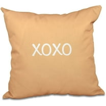 Simply Daisy 16" x 16" XOXO Word Print Pillow