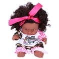 thumbnail image 1 of Muñeca Africana, Vinilo Realista Baby Play Baby Doll Muñecas Africanas Rendimiento Finamente Afinado, 1 of 9