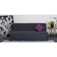 thumbnail image 2 of Sofá Cama Eco Clean M & E MUEBLES Gris Oxford Individual 3 Posiciones, 2 of 5