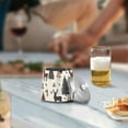 thumbnail image 5 of Yayeee Ashtray with Lid for Cigarette Smokeless Stainless Steel Home Ash Holder, Beige Christmas Forest, 5 of 7