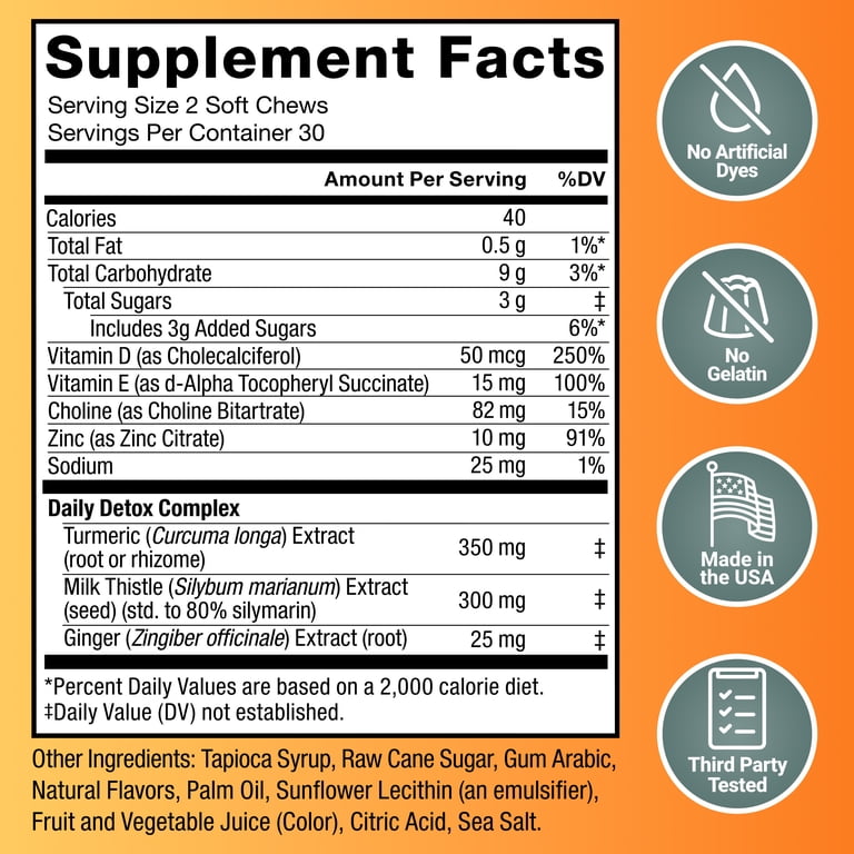 Force Factor Liver Detox + Cleanse with Milk Thistle, Turmeric