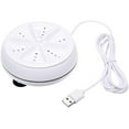 thumbnail image 1 of Mini lavadora 3 en 1 portátil, personal, giratoria, ultrasónica, con turbina, ajustable, con cable USB, conveniente para viajes, hogar, viajes de negocios, 1 of 7