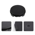 thumbnail image 2 of CIMAXIC Round Wooden Base for Decorative Flower Pot Black Timber Large Size 1pc,6.69"X6.69"X1.97", 2 of 5