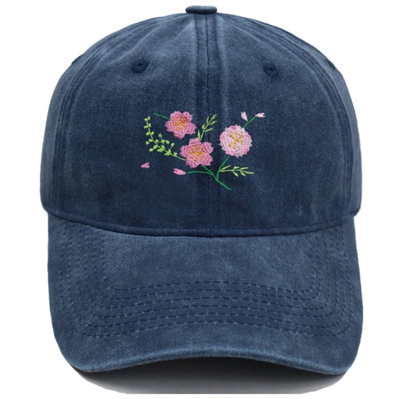 GTEYOIJN Hand Embroidered Flower Design Baseball Cap Newsboy Hats for Men Women Baseball Caps Green Beret Hats for Women