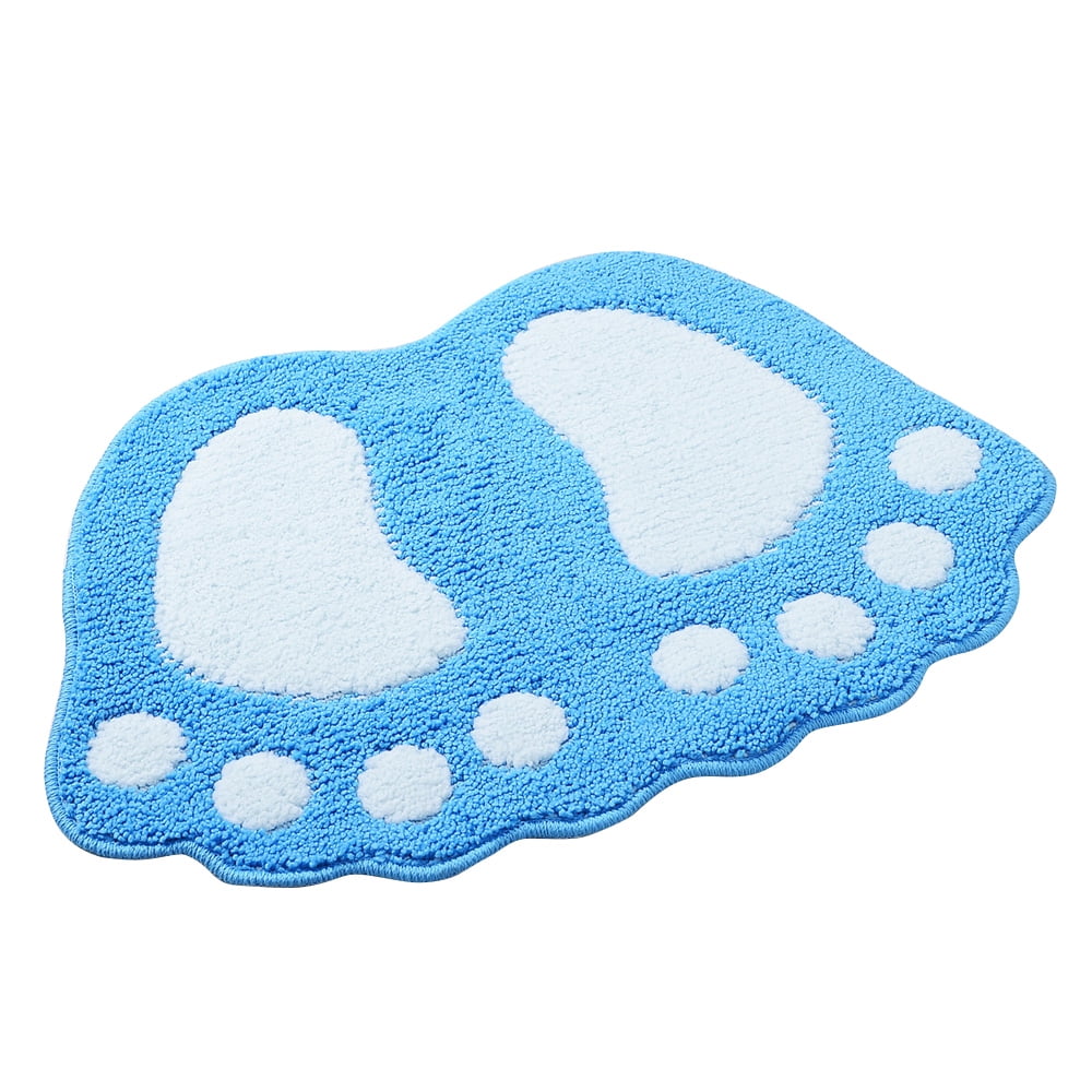 WLA Cute Big Dog Face Shaped Microfiber Bathroom Shower Rugs,Not-Slip Bath  Rug Mat Toilet Floor Mat,Waterproof Front by Mat Living Room Foot Pad Rug-B