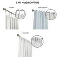 thumbnail image 3 of Winmate Topsions 3-way Header Insulated Curtain Panel Pair each 80" x 63" in White, 3 of 6