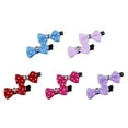 thumbnail image 3 of Meidiya 10Pcs Cute Polka Dot Puppy Dog Small Bowknot Hair Bows with Metal Clips,Handmade Hair Accessories Bow Pet Grooming Products, 3 of 7