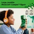 thumbnail image 4 of LEGO Minecraft The Creeper Kids Toy - Minecraft Toy for Gaming Fans - Room Decor for Gamers 10 and Up - Poseable Action Figure with 1st Version Minifigure - Cool Gift for Boys and Girls - 21276, 4 of 8