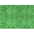 thumbnail image 1 of Ahgly Company Indoor Rectangle Oriental Emerald Green Traditional Area Rugs, 4' x 6', 1 of 4