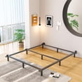 thumbnail image 2 of 7 Inch Full Size Bed Frame for Box Spring and Mattress, 9  Support Metal Bed Base, Tool-Free and Easy Assembly, Black, 2 of 6
