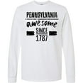 thumbnail image 3 of Inktastic Pennsylvania Awesome Since 1787 Long Sleeve T-Shirt, 3 of 5