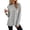 Gray, variant on Long Sleeve Tops for Women Scalloped Hem Round Neck Loose Pullover Going Out Fall Fashion Layer Winter Clothes
