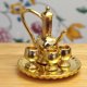 thumbnail image 3 of 6pcs Oro Metal Tapa De Té Tetera Tazas Conjunto 1:12 Dollhouse Miniaturas Decoración Sunnimix Miniatura de la casa de muñecas, 3 of 8