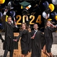 thumbnail image 4 of Weloille Graduation Decorations Congratulations Graduation Banner 2024 Graduation Banner Graduation Decorations Graduation Photo Backgrounds (70.86x45.27in), 4 of 8