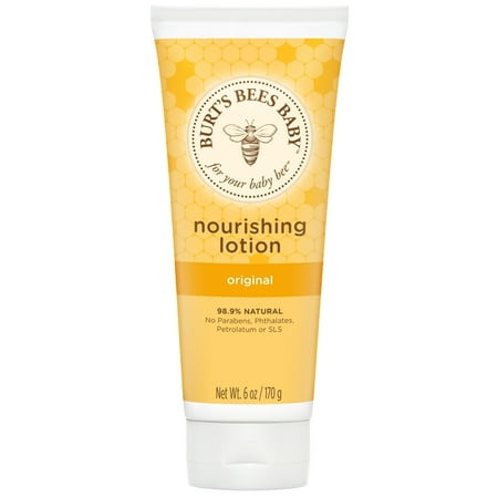 Burt's Bees Baby Nourishing Lotion, Original Scent Baby Lotion - 6 oz Tube