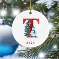 thumbnail image 5 of Coche Decoraciones de Navidad 2025 Nuevo 26 Carta de Navidad Muñeco de Nieve Colgante de Navidad - Colgante de Coche de Acrílico Santa Navidad Muñeco de Nieve Decoraciones, 5 of 5