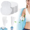 thumbnail image 1 of 60 almohadillas para el sudor para debajo de los brazos, sombrero, forro para el sudor, protección del cuello de la camisa, almohadillas para el sudor para axilas grandes, almohadillas desechables par, 1 of 5