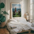 thumbnail image 5 of Sitting at Pointe-à-la-Renommée Lighthouse 02 - Gaspé Québec Canada Photography Lighthouse Ocean Coast Scenic Beach House Summer Rustic Unframed Wall Art Print 20 x 24 inches, 5 of 13