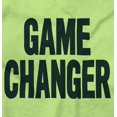 thumbnail image 2 of Game Changer First Time Parents Funny Romper Boys or Girls Infant Baby Brisco Brands 18M, 2 of 7