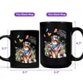 thumbnail image 4 of Australian Shepherd Celebrates Spring and Enjoys a Happy Easter Mug Aussie Dog Lover Gifts Coffee Tea Cup - 02001, 4 of 4