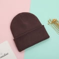 thumbnail image 1 of Gorro de punto para bebé de otoño e invierno, gorro de color caramelo para niños y niñas, gorro de lana rizado cálido de invierno, 1 of 5