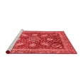 thumbnail image 2 of Ahgly Company Machine Washable Indoor Rectangle Abstract Red Modern Area Rugs, 2' x 4', 2 of 4