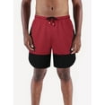 thumbnail image 2 of TheFound Men's Sweatshorts Casual Fitted Elastic Waist Contrast Color Athletic Short for Running Workout, 2 of 9