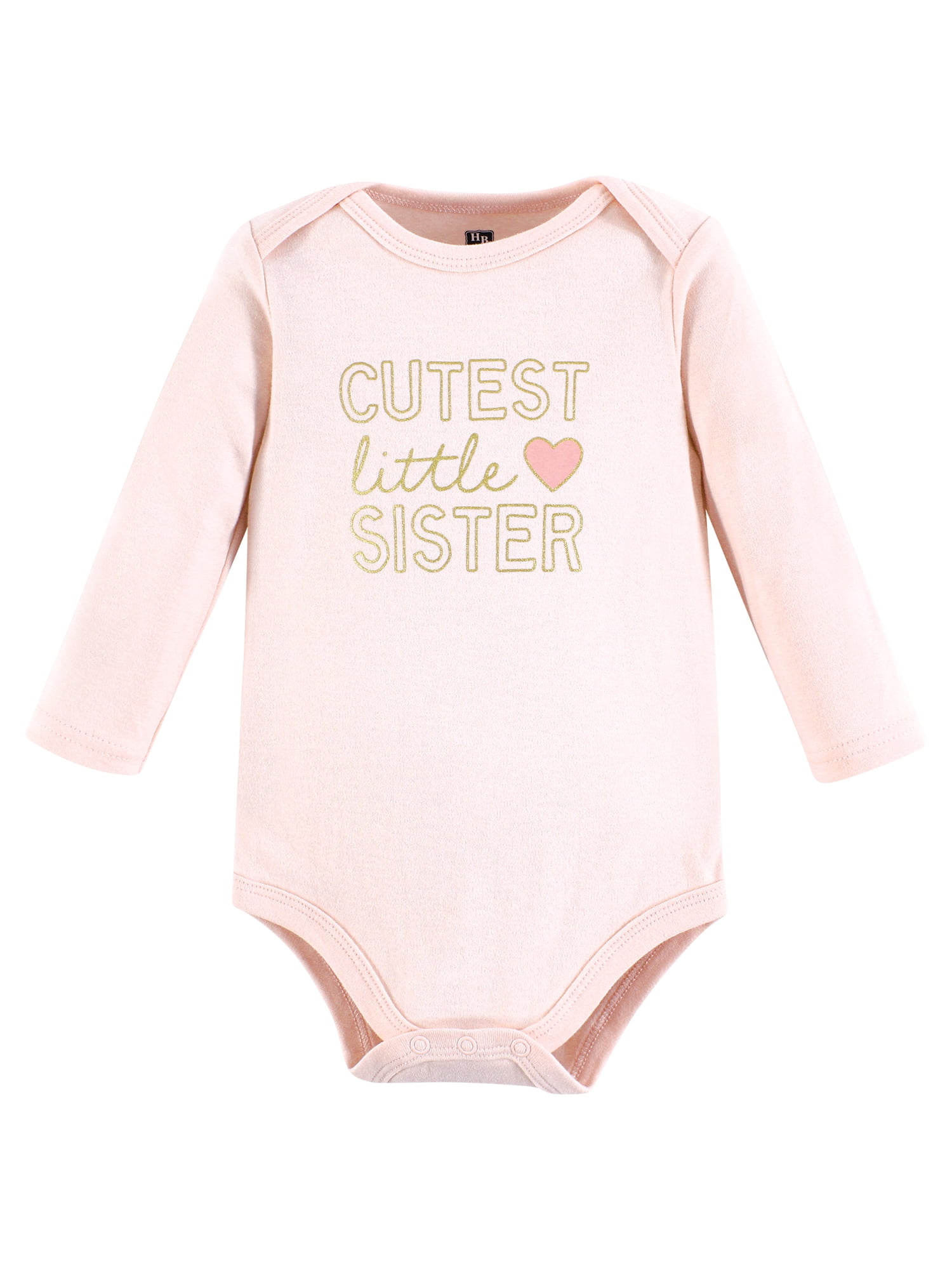 Hudson Baby Cotton Long-Sleeve Bodysuits, 3- Pack, Newborn- 24 Months