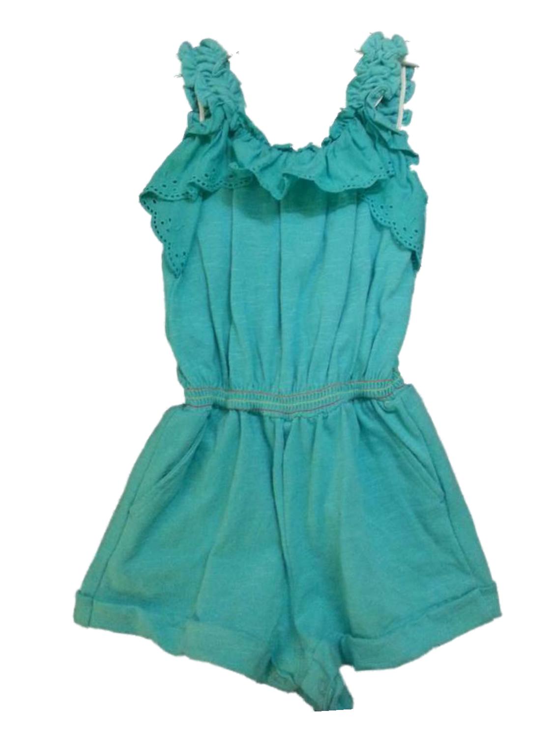 green romper outfit