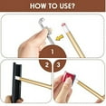 thumbnail image 4 of 18 Pcs Pool Cue Repair Kit Include 2 Clamp 10 Tips Billiard Shaper Chalk Square, 4 of 7