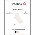 thumbnail image 4 of Reebok Women’s Multi Sport Ankle Socks, 10 Pack, Size 4-10, 4 of 5